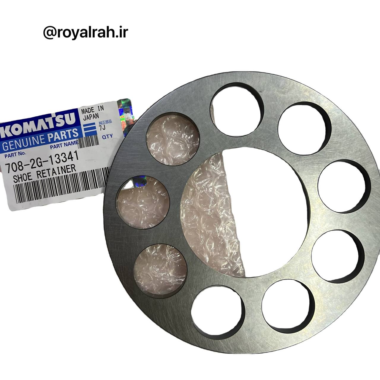 ریتینر یا پلیت پیستون یا شبکه پمپ مادر PC300,350-7  708-2G-13341 کوماتسو