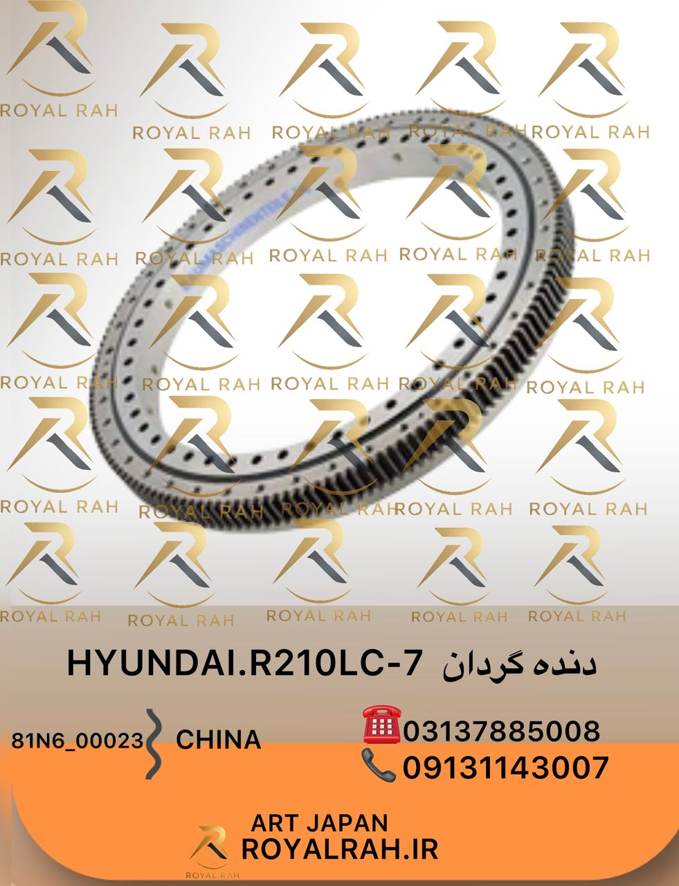 دنده گردان HYUNDAI.R210LC-7  81N6-00023